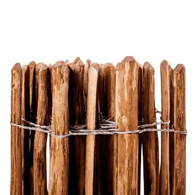 vidaXL Latkový plot, lieskové drevo 90x500 cm