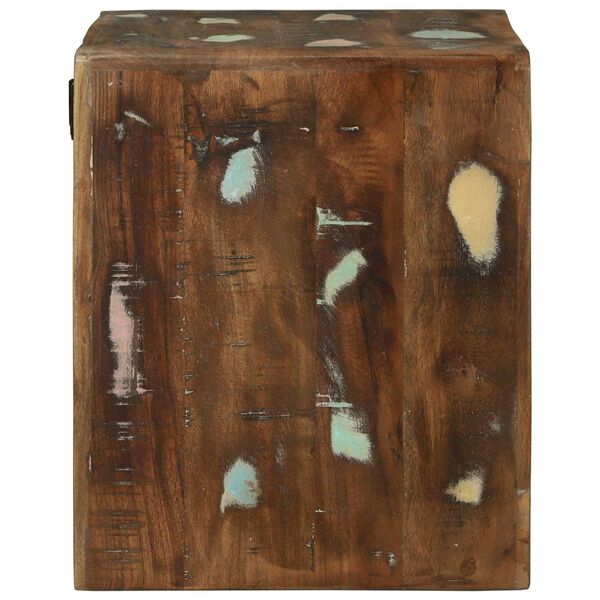 vidaXL TV jednotky s poličkou 2 pcs Viacfarebn&yacute; Mas&iacute;vne obnoven&eacute; drevo