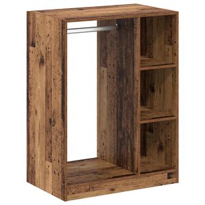 vidaXL &Scaron;atn&aacute; skriňa Star&eacute; drevo 77 x 48 x 102 cm Kompozitn&eacute; drevo