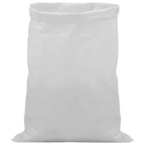vidaXL Tkaninov&eacute; vrecia 100 ks Biela 50 x 80 cm PP