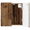 vidaXL Skriňa na terč ZWOLLE Star&eacute; drevo 52,5 x 10,5 x 57,5 cm