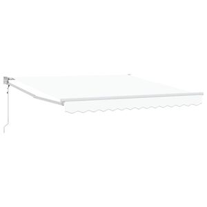 vidaXL Sklopn&aacute; mark&iacute;za Biela 300 x 250 x 165 cm Polyester a kov