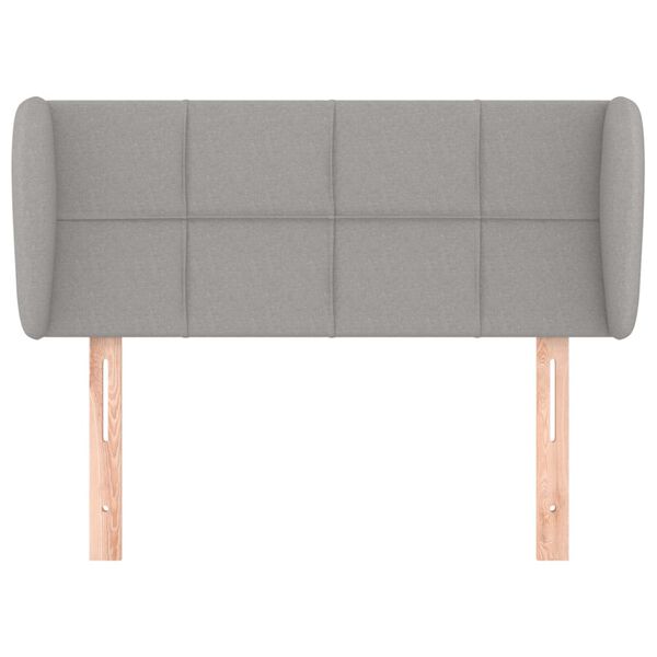 vidaXL Čelo postele so z&aacute;hybmi bledosiv&eacute; 83x23x78/88 cm l&aacute;tka