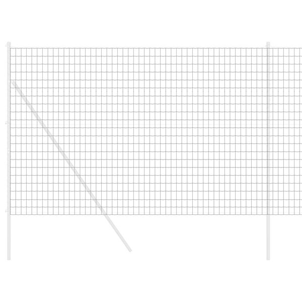 vidaXL Euro plot Sivá 1.6 x 10 m Železo potiahnuté PVC
