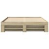 vidaXL Posteľný rám bez matraca dub sonoma 160x200 cm kompozitné drevo