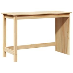 vidaXL St&ocirc;l Hned&aacute; 112 x 50 x 75 cm Mas&iacute;vne borovicov&eacute; drevo