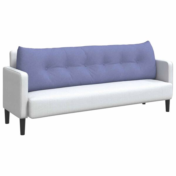 vidaXL Podu&scaron;ka na chrb&aacute;t Modr&aacute; dž&iacute;novina 180 x 24 x 50 cm l&aacute;tka