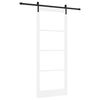 vidaXL Posuvn&eacute; dvere ORKDAL Biela a čierna 93 x 232 cm