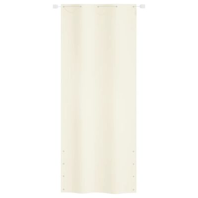 vidaXL Balkónová markíza krémová 100x240 cm oxfordská látka