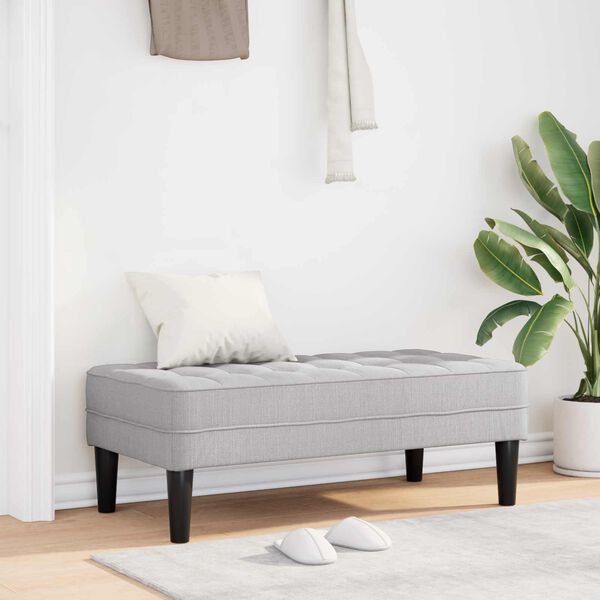 vidaXL lavička s vank&uacute;&scaron;om Obl&aacute; &scaron;ed&aacute; 113 x 57 x 39 cm l&aacute;tka