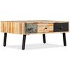 vidaXL Konferenčn&yacute; stol&iacute;k z recyklovan&eacute;ho teakov&eacute;ho dreva, 90x65x40 cm