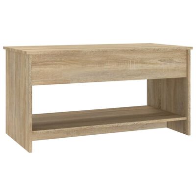 vidaXL Konferenčný stolík dub sonoma 102x50x52,5 cm spracované drevo