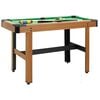 vidaXL 4-stopov&yacute; biliardov&yacute; st&ocirc;l hned&yacute; 122x61x76 cm