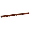 vidaXL Obrubn&iacute;k tr&aacute;vnika 50 pcs 102 x 4 x 4 cm Oceľ Hrdzav&yacute;