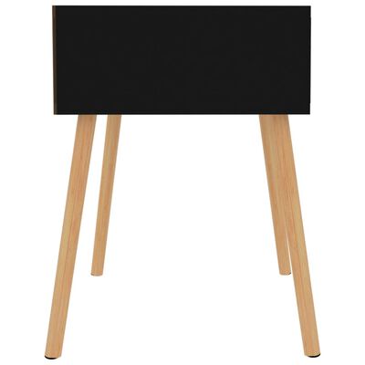 vidaXL Nočný stolík lesklý čierny 40x40x56 cm drevotrieska
