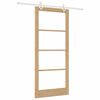 vidaXL Posuvn&eacute; dvere Pr&iacute;rodn&aacute; 93 x 211 cm