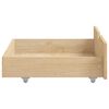 vidaXL Posteľn&yacute; r&aacute;m s 2 z&aacute;suvkami borovicov&yacute; mas&iacute;v 90x200 cm
