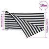 vidaXL Tieniaca sieť antracitovo-biela 1,8x10 m HDPE 195 g/m&sup2;