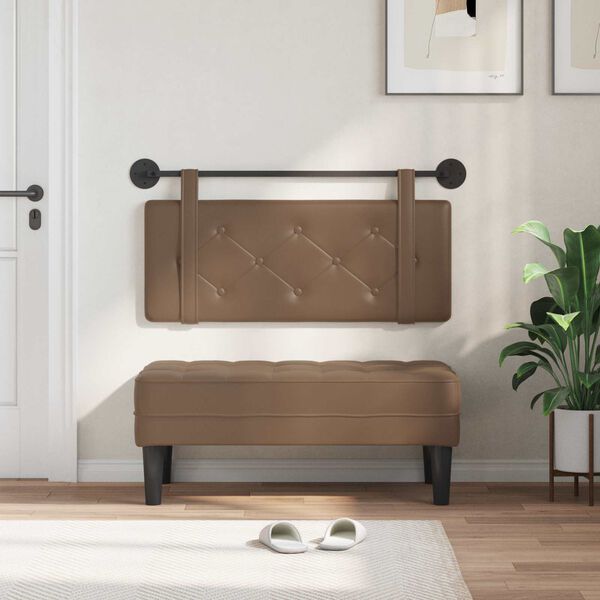 vidaXL Z&aacute;vesn&aacute; Čel&aacute; N&aacute;stenn&yacute; Kapuč&iacute;nov&aacute; 100 cm Umel&aacute; koža