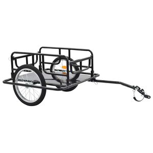 vidaXL Pr&iacute;ves na bicykel 130x73x48,5 cm, oceľ, čierny