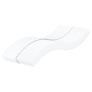 vidaXL Penov&yacute; matrac biely 80x200 cm tvrdosť H2 H3