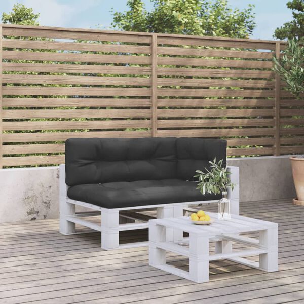 vidaXL Podložky na paletov&yacute; n&aacute;bytok 3 ks, čierne, l&aacute;tka