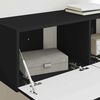 vidaXL TV n&aacute;stenn&aacute; skriňa N&aacute;stenn&yacute; 2 pcs Čierna 98 x 31 x 29,5 cm