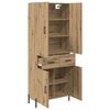 vidaXL Highboard Remeseln&yacute; dub 69,5 x 34 x 180 cm Kompozitn&eacute; drevo