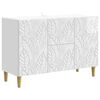 vidaXL Serv&iacute;rovacia skriňa Biela s vysok&yacute;m leskom 89 x 34,5 x 60 cm