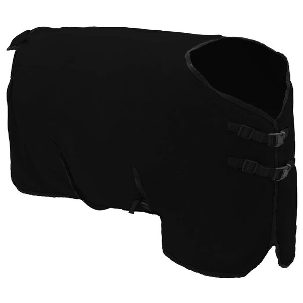 vidaXL Pl&aacute;&scaron;ť pre kone Čierna 75 cm Polyester