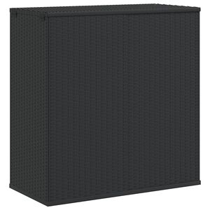 vidaXL Z&aacute;hradn&yacute; &uacute;ložn&yacute; box z polyratanu 100x49x103,5 cm čierny