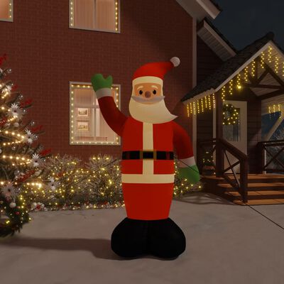 vidaXL Vianočný nafukovací Santa Claus s LED diódami 370 cm