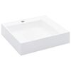 vidaXL Um&yacute;vadlo z miner&aacute;lneho/mramoroveho odliatku 50x50x12,3 cm biele
