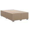 vidaXL Boxspring posteľ s matracom kapuč&iacute;nov&aacute; 120x200 cm umel&aacute; koža