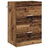 vidaXL Skriňa pod um&yacute;vadlo do k&uacute;peľne Star&eacute; drevo 56 x 37,5 x 81 cm