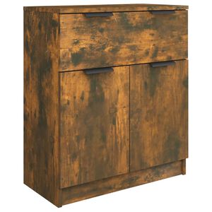 vidaXL Komoda dymov&yacute; dub 60x30x70 cm spracovan&eacute; drevo