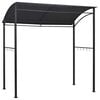 vidaXL Grilovac&iacute; alt&aacute;nok 215x150x220 cm antracitov&yacute; oceľov&yacute;