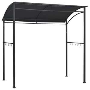 vidaXL Grilovac&iacute; alt&aacute;nok 215x150x220 cm antracitov&yacute; oceľov&yacute;