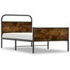 vidaXL Posteľn&yacute; r&aacute;m bez matraca 90x190 cm dub sonoma kompozitn&eacute; drevo