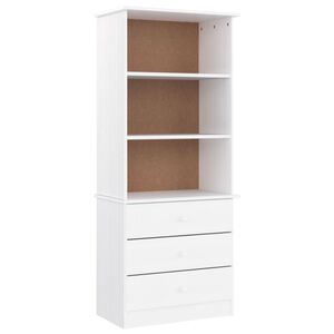 vidaXL TV skrinka so z&aacute;suvkami ALTA biela 60x35x142cm borovicov&yacute; mas&iacute;v