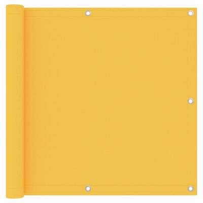 vidaXL Balkónová markíza, žltá 90x500 cm, oxfordská látka