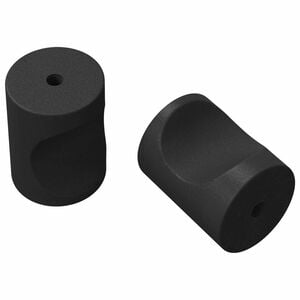 vidaXL &Uacute;chyty na skrine 2 ks Čierna M4 x 12 mm Železo