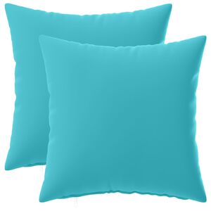 vidaXL Poťah na podložku 2 pcs HEERLEN Tyrkysov&aacute; 30 x 30 cm Polyester