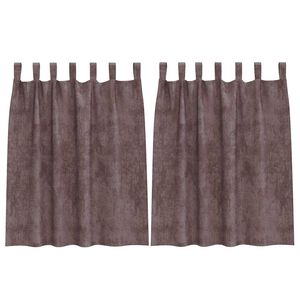 vidaXL Sametov&eacute; z&aacute;vesy 2 ks Hned&aacute; 140 x 140 cm Zamat