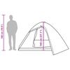 vidaXL Kempingový stan, kupola, 4 osoby, hnedý, vodoodolný