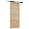 vidaXL Posuvn&eacute; dvere ORKDAL Pr&iacute;rodn&aacute; 86 x 211 cm Borovicov&yacute; mas&iacute;v