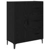 vidaXL Highboard Čierny dub 69,5 x 34 x 180 cm Kompozitn&eacute; drevo