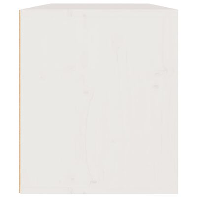 vidaXL Nástenné skrinky biele 60x30x35 cm masívne borovicové drevo