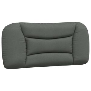 vidaXL Vank&uacute;&scaron; na čelo postele Hvar tmavosiv&yacute; 90 cm l&aacute;tka
