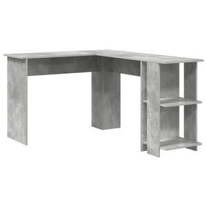 vidaXL Rohov&yacute; st&ocirc;l Bet&oacute;nov&aacute; &scaron;ed&aacute; 140 x 113,5 x 75 cm Kompozitn&eacute; drevo